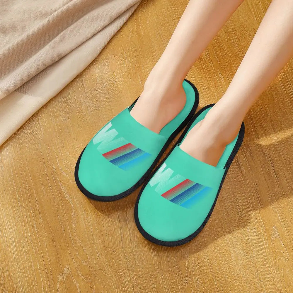 Custom M Performance Poweres Soft Memory Foam House Slippers Women Sport Car Cozy Warm Anti-Skid Slipper