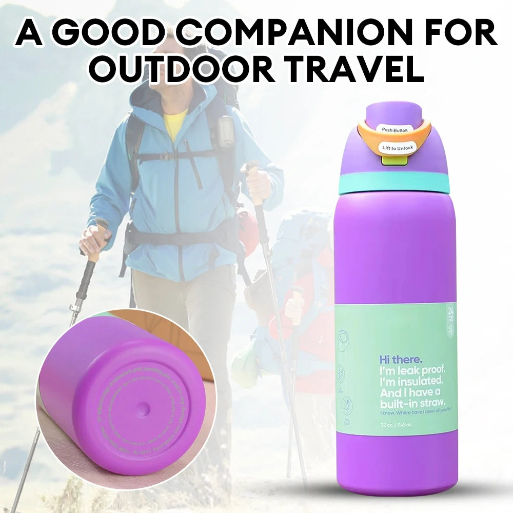 NEW Cup Vacuum Flasks & Thermoses Water Bottle Drinkware Thermo Tumbler Stainless Steel Thermal Mug Original Cold Hot Coffee