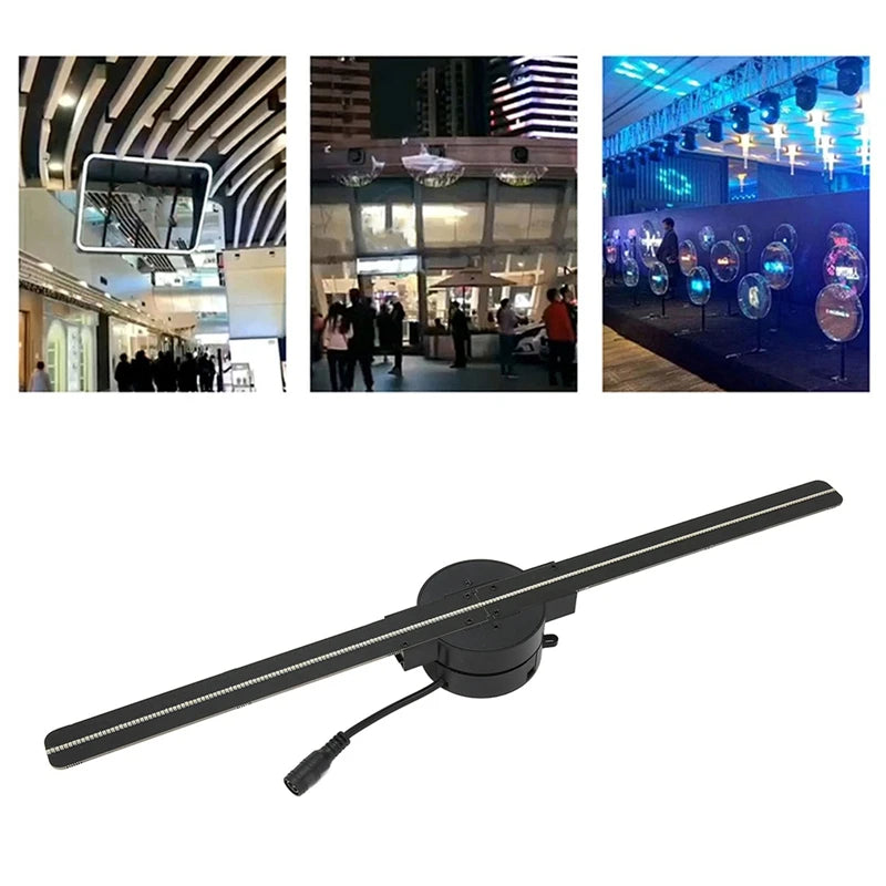 3D Hologram Fan 16.5Inch 2000X224 Wifi 3D Projector With 224 LED Light Beads For Business Store Advertising US Plug