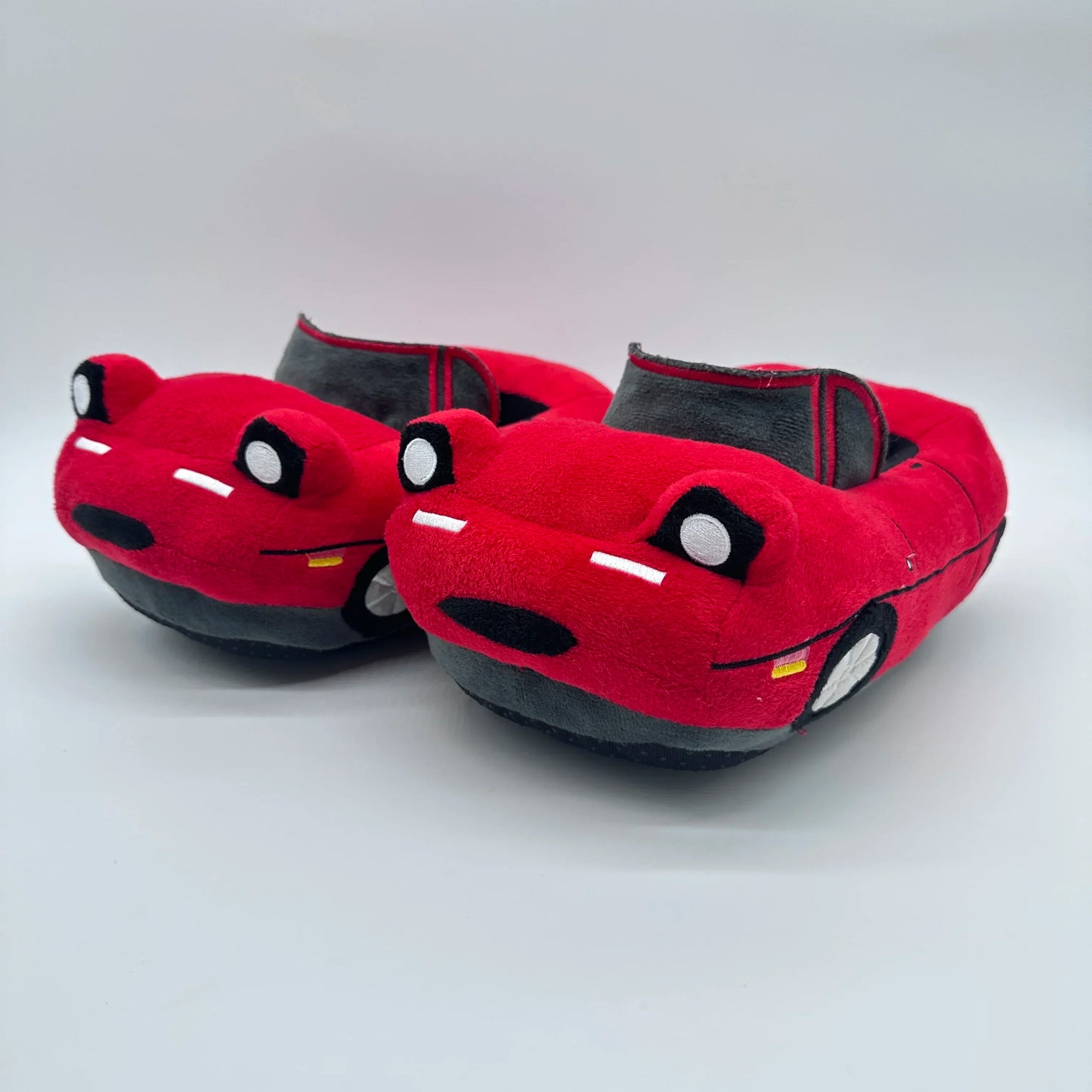 One Mazda Plush Sports Car Slippers for Woman, Red Car Slippers, Cute Slippers, Home Furnishings, Holiday Gift, High Quality