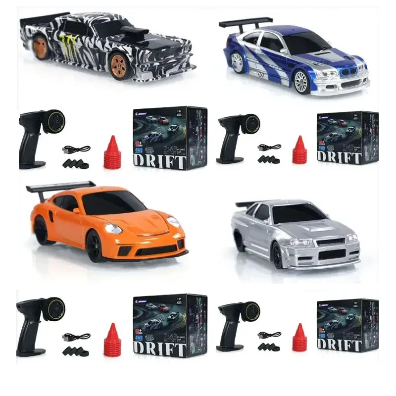 Wireless Remote Control 1: 43 Mini 4wd Drift Remote Control Car Full Scale Professional Rc Racing Boy High Speed Remote Vehicle