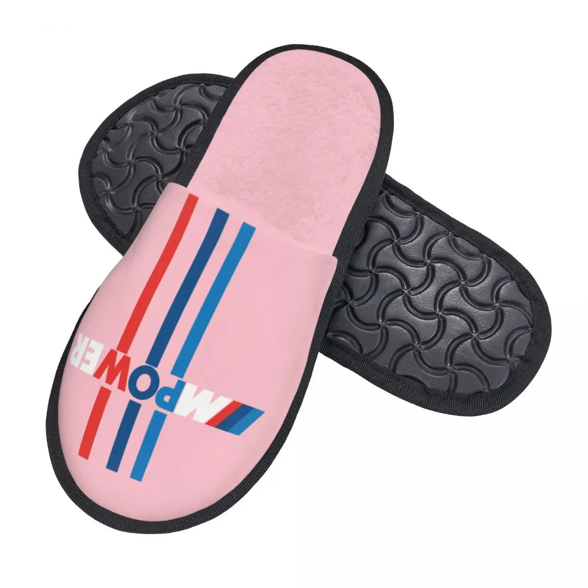 Custom M Performance Poweres Soft Memory Foam House Slippers Women Sport Car Cozy Warm Anti-Skid Slipper