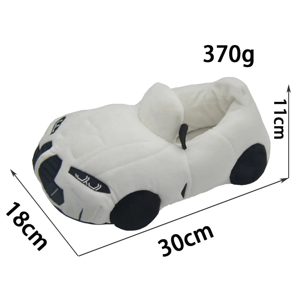 Newest Highland Cow Car Sports Car Slippers Can Be Used as High-quality Plush Toys for Car Enthusiast Gift