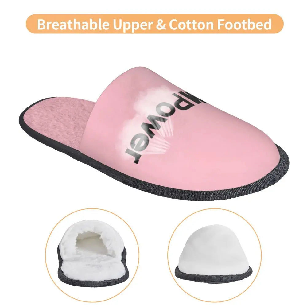 Custom M Performance Poweres Soft Memory Foam House Slippers Women Sport Car Cozy Warm Anti-Skid Slipper