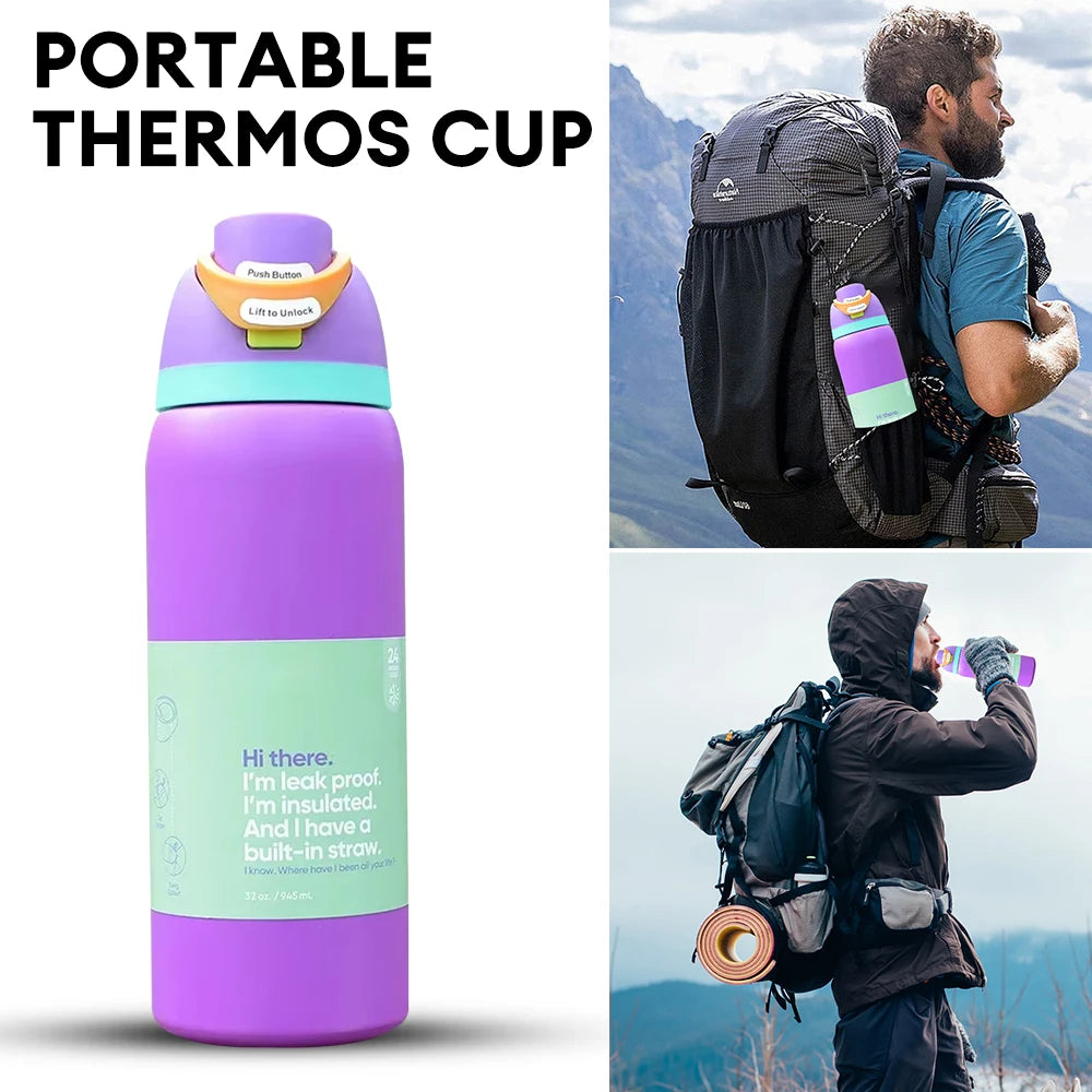 NEW Cup Vacuum Flasks & Thermoses Water Bottle Drinkware Thermo Tumbler Stainless Steel Thermal Mug Original Cold Hot Coffee