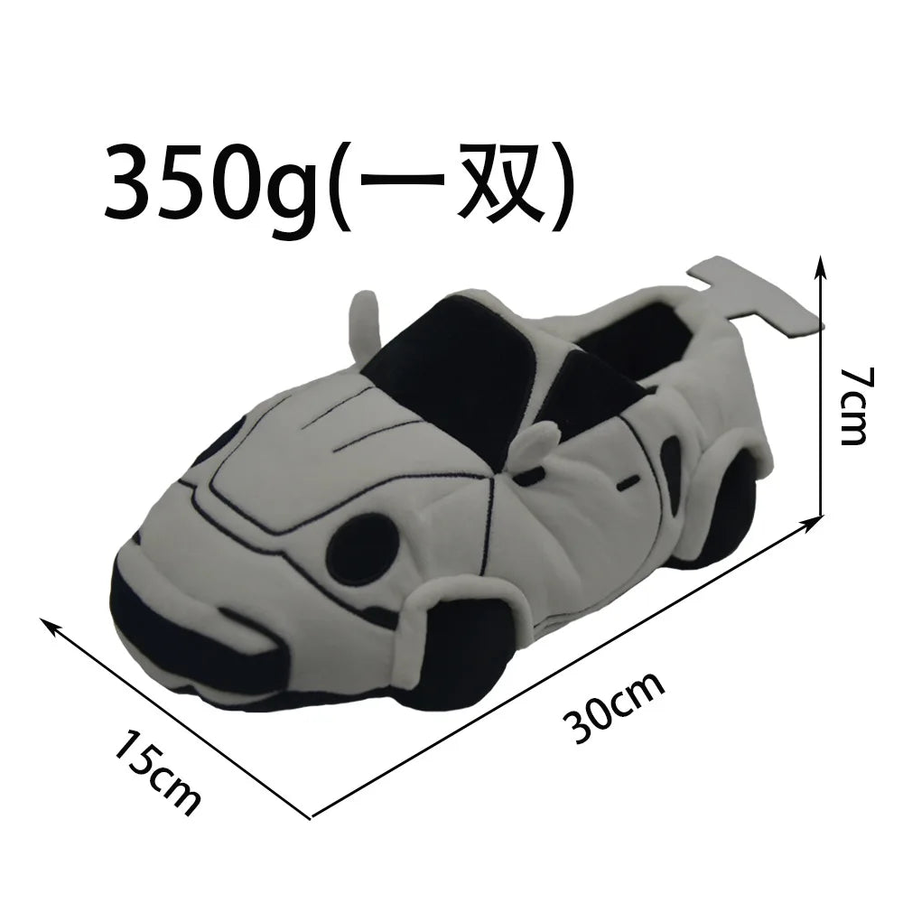 Newest Highland Cow Car Sports Car Slippers Can Be Used as High-quality Plush Toys for Car Enthusiast Gift