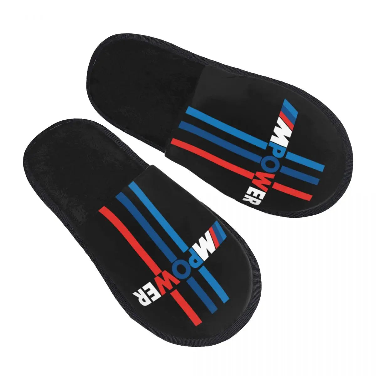 Custom M Performance Poweres Soft Memory Foam House Slippers Women Sport Car Cozy Warm Anti-Skid Slipper