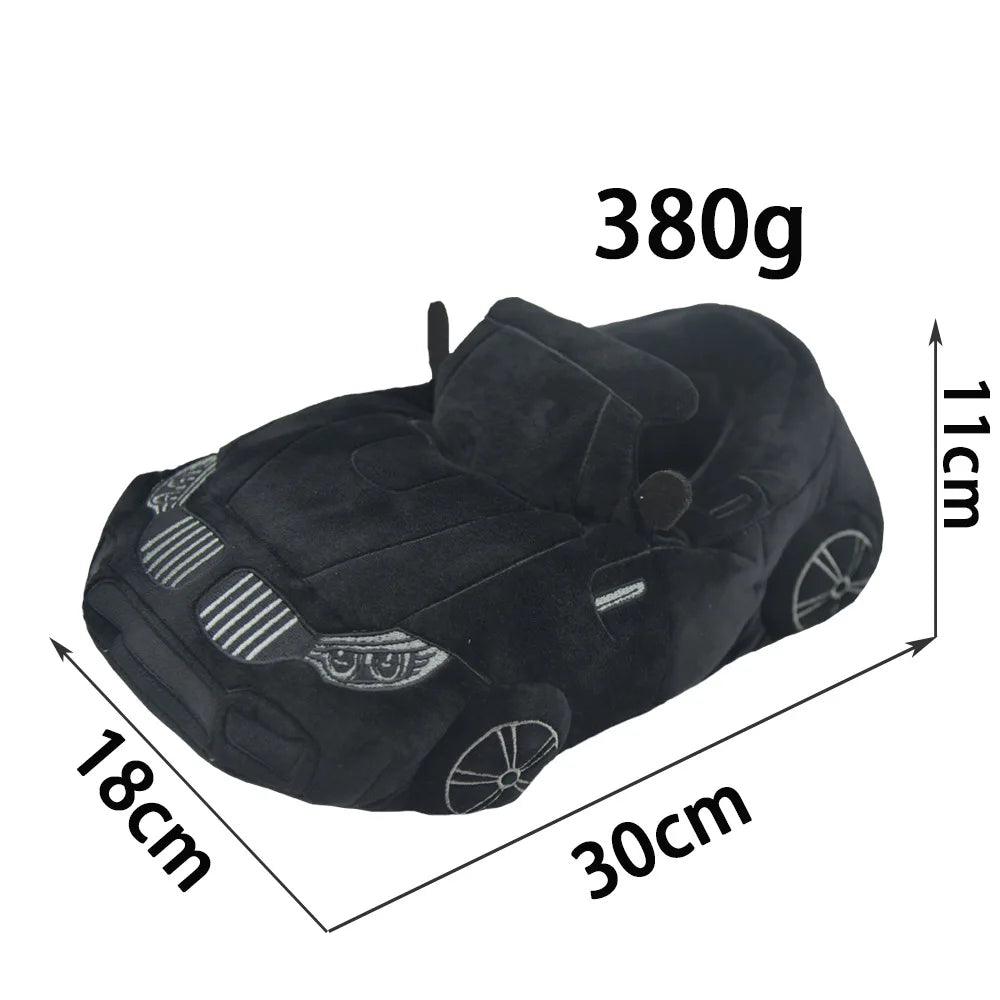 Newest Highland Cow Car Sports Car Slippers Can Be Used as High-quality Plush Toys for Car Enthusiast Gift