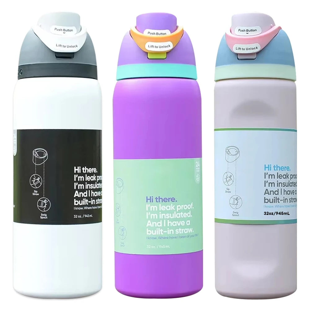 NEW Cup Vacuum Flasks & Thermoses Water Bottle Drinkware Thermo Tumbler Stainless Steel Thermal Mug Original Cold Hot Coffee