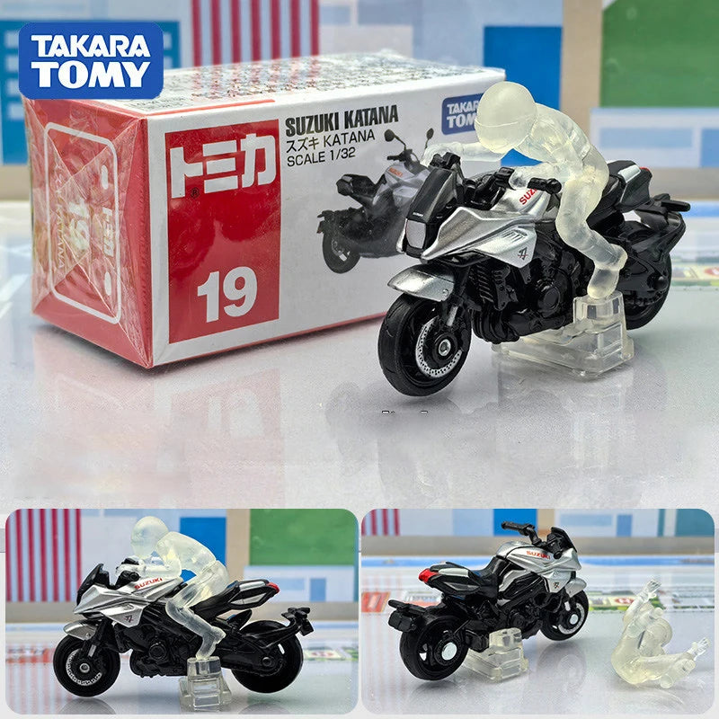 TOMY SUZUKI KATANA Motorcycle Alloy Car Diecasts & Toy Vehicles Car Model Miniature Scale Model Car For Children Out of Print