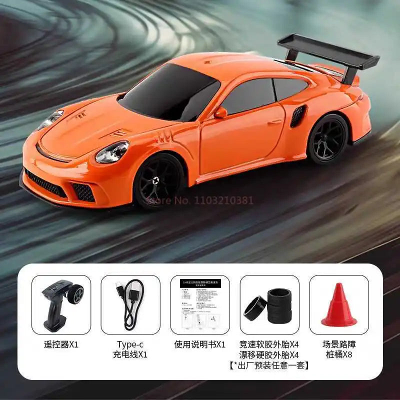 Wireless Remote Control 1: 43 Mini 4wd Drift Remote Control Car Full Scale Professional Rc Racing Boy High Speed Remote Vehicle