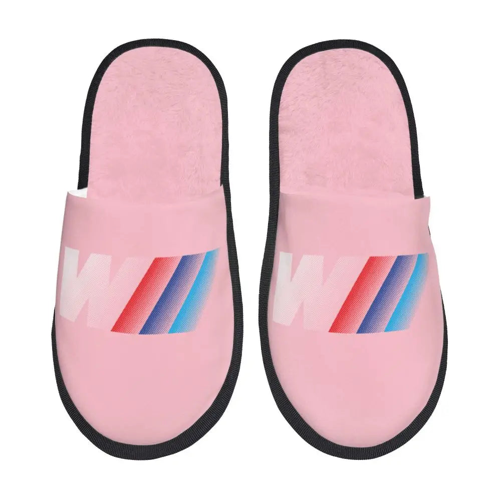 Custom M Performance Poweres Soft Memory Foam House Slippers Women Sport Car Cozy Warm Anti-Skid Slipper