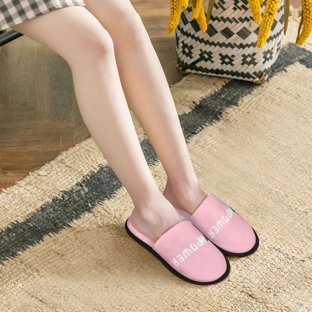 Custom M Poweres Sport Car Guest Slippers for Bathroom Women House Slipper